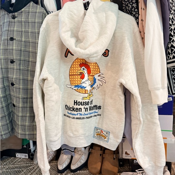 Madhappy × Roscoe’s “House of Chicken ‘N Waffles” Fleece Hoodie — NWT Men’s S - Picture 4 of 6